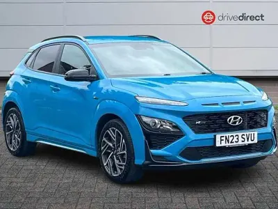 Used Hyundai Kona N Line 120 HP (88 kW) 2023 Blue SUV