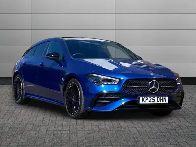 Used Mercedes CLA220 AMG Line Premium Plus 190 HP (139 kW) 2025 Blue Estate