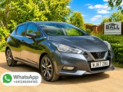 Used Nissan Micra Acenta 90 HP (66 kW) 2017 Grey Hatchback