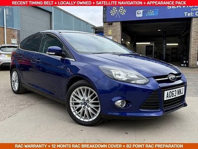 Used Ford Focus Zetec 2013 Blue Hatchback