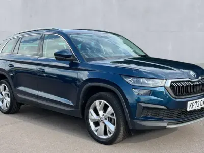 Begagnad Skoda Kodiaq SE L Executive 150 HK (110 kW) 2023 Blå SUV