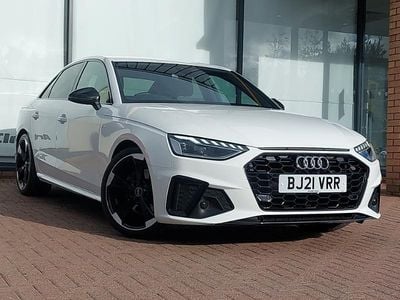 Used Audi A4 Black Edition 163 HP (119 kW) 2021 White Sedan
