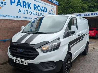 Käytetty Ford Transit Custom 105 HP (77 kW) 2020 Valkoinen Van