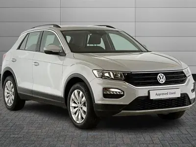Used VW T-Roc SE 150 HP (110 kW) 2020 White silver SUV