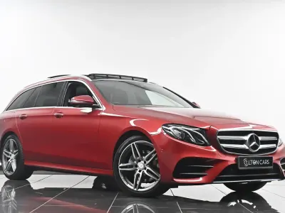 Used Mercedes E220 AMG Line Premium 2017 Red Estate