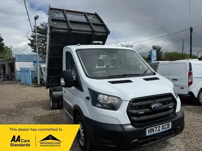 Used Ford Transit 130 HP (95 kW) 2022 White Cabriolet