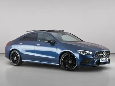 Used Mercedes CLA220 AMG Line Premium Plus 2022 Blue Coupe