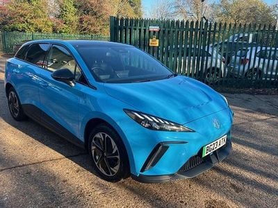 Used MG MG4 EV Trophy 63 kW (87 HP) 2023 Blue Hatchback