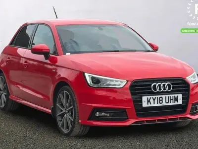 Used Audi A1 Sportback Black Edition 150 HP (110 kW) 2018 Red Hatchback
