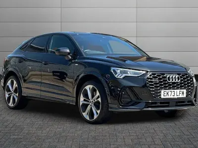 Used Audi Q3 Sportback Black Edition 187 HP (137 kW) 2023 Mythos black SUV