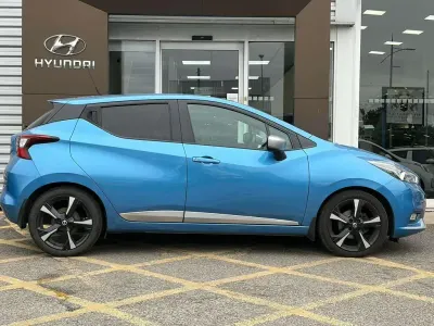 Used Nissan Micra N-Connecta 90 HP (66 kW) 2017 Blue Hatchback