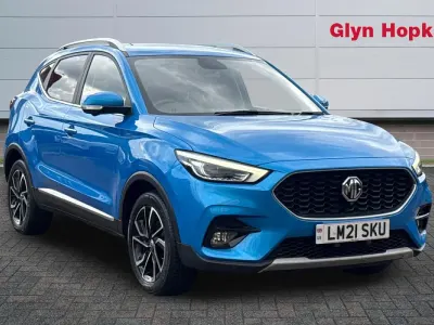 Used MG ZS Exclusive 106 HP (77 kW) 2021 Blue SUV