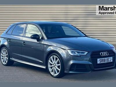 Used Audi A3 Black Edition 150 HP (110 kW) 2018 Grey Sedan