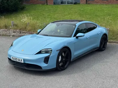 Used Porsche Taycan 419 kW (571 HP) 2020 Blue Sedan