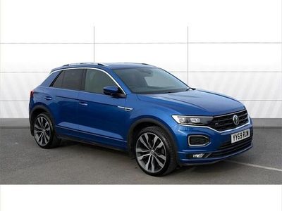 Used VW T-Roc R-line 190 HP (139 kW) 2020 Blue SUV