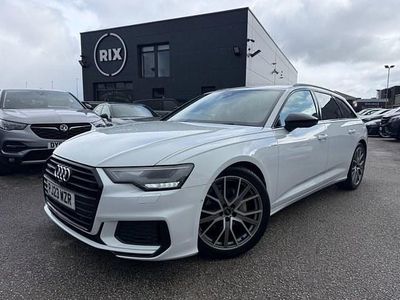 Begagnad Audi A6 Black Edition 204 HK (150 kW) 2023 Vit Kombi