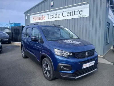 Used Peugeot Rifter GT-line 100 HP (73 kW) 2019 Blue MPV