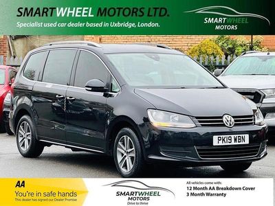 Black Used 2019 VW Sharan SE MPV | £18,840