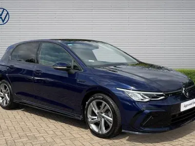 Used VW Golf VII R-line 150 HP (110 kW) 2020 Blue Hatchback
