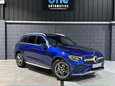 Used Mercedes GLC220 AMG line 2020 Blue SUV