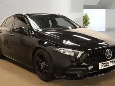 Used Mercedes A200 AMG Line Premium 163 HP (119 kW) 2019 Black Hatchback