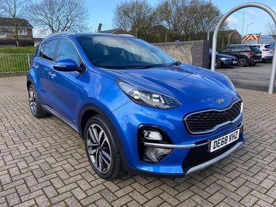 Begagnad Kia Sportage 177 HK (130 kW) 2018 Blå SUV