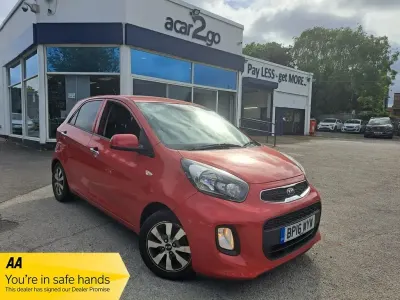 Used Kia Picanto 65 HP (47 kW) 2016 Red Hatchback
