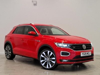 Red Used 2019 VW T-Roc R-line SUV | £17,998 (Fair price)