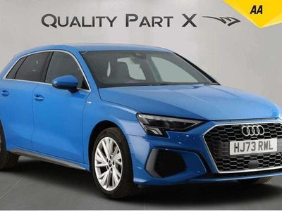 Used Audi A3 e-tron S-Line 2023 Blue Hatchback