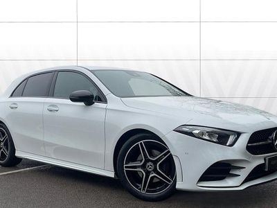 Used Mercedes A180 AMG Line Premium 136 HP (100 kW) 2022 White Hatchback
