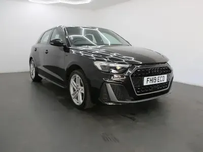 Used Audi A1 Sportback S-Line 116 HP (85 kW) 2019 Black Hatchback