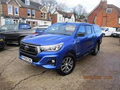 Begagnad Toyota HiLux 150 HK (110 kW) 2019 Blå Pickup