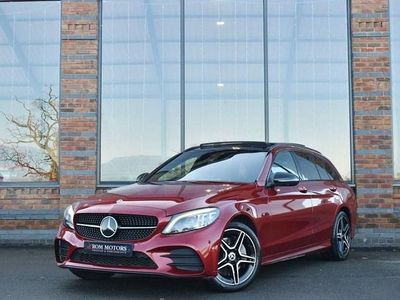 Red Used 2020 Mercedes C300e AMG line Estate | £17,999 (Fair price)