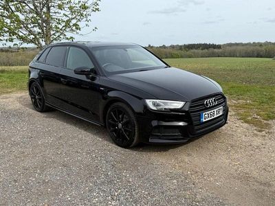 Used Audi A3 Sportback Black Edition 116 HP (85 kW) 2018 Black Hatchback