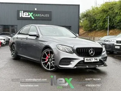Used Mercedes E220 AMG Line Premium 194 HP (142 kW) 2018 Grey Sedan