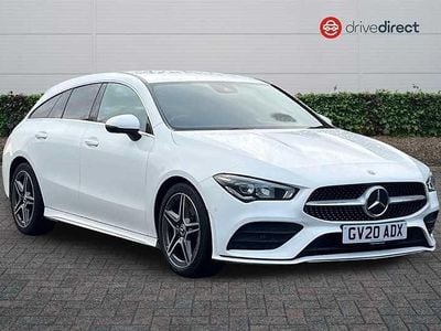 White Used 2020 Mercedes CLA200 Shooting Brake AMG line Estate | £18,075 (Fair price)