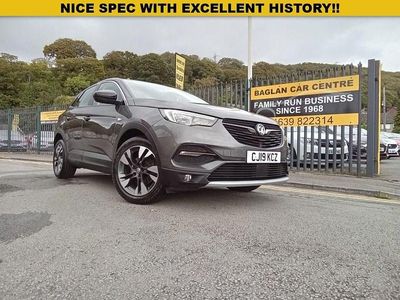Used Vauxhall Grandland X Sport 130 HP (95 kW) 2019 Grey SUV