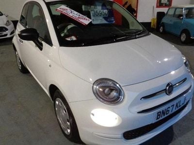 White Used 2017 Fiat 500 Pop Hatchback | £5,950 (Fair price)