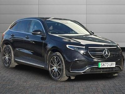 Used Mercedes EQC400 AMG line 300 kW (408 HP) 2023 Black SUV
