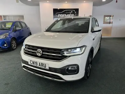 Used VW T-Cross R-line 115 HP (84 kW) 2019 White SUV