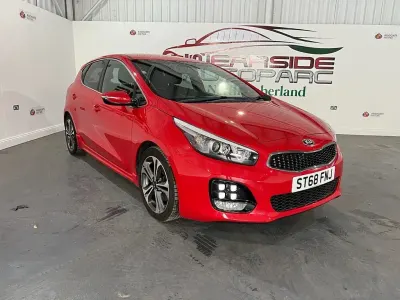 Used Kia Ceed GT-Line 134 HP (98 kW) 2018 Red Hatchback