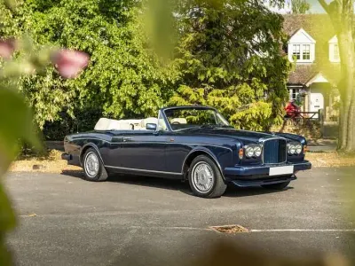 Used Bentley Continental 1989 Blue Cabriolet