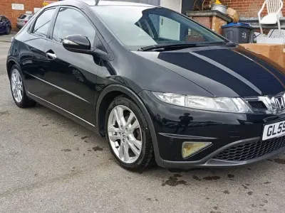 Used Honda Civic EX 2010 Black Hatchback
