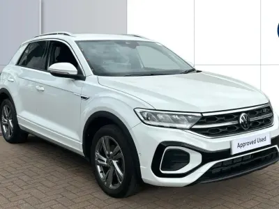 Used VW T-Roc R-line 150 HP (110 kW) 2022 White SUV