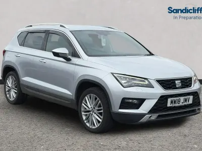 Usado Seat Ateca 4Drive 150 HP (110 kW) 2018 Prateado SUV