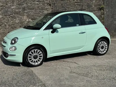 Used Fiat 500 Lounge 69 HP (50 kW) 2015 Green Hatchback