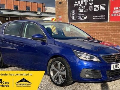 Used Peugeot 308 Allure 130 HP (95 kW) 2018 Blue Hatchback