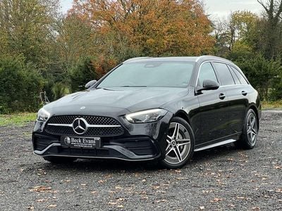 Black Used 2023 Mercedes C300e AMG line Estate | £28,995 (Good price)