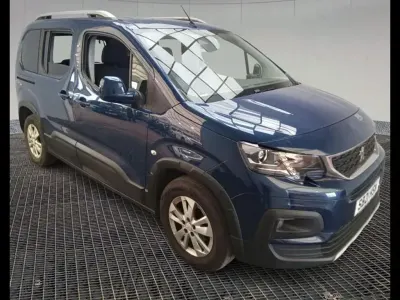 Used Peugeot Rifter Allure 100 HP (73 kW) 2021 Blue MPV