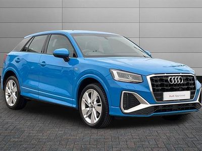 Used Audi Q2 S-Line 150 HP (110 kW) 2022 Turbo blue SUV